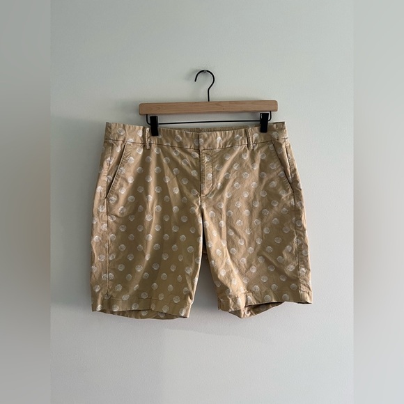 J. Crew Pants - J.Crew Shell Print Chino Shorts Women’s Size 14 Coastal Preppy Summer Beach